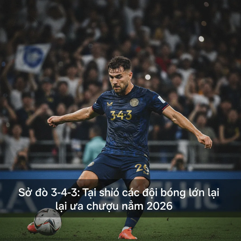 So sánh vị trí wing-back trong sơ đồ 3-4-3 và 5-4-1