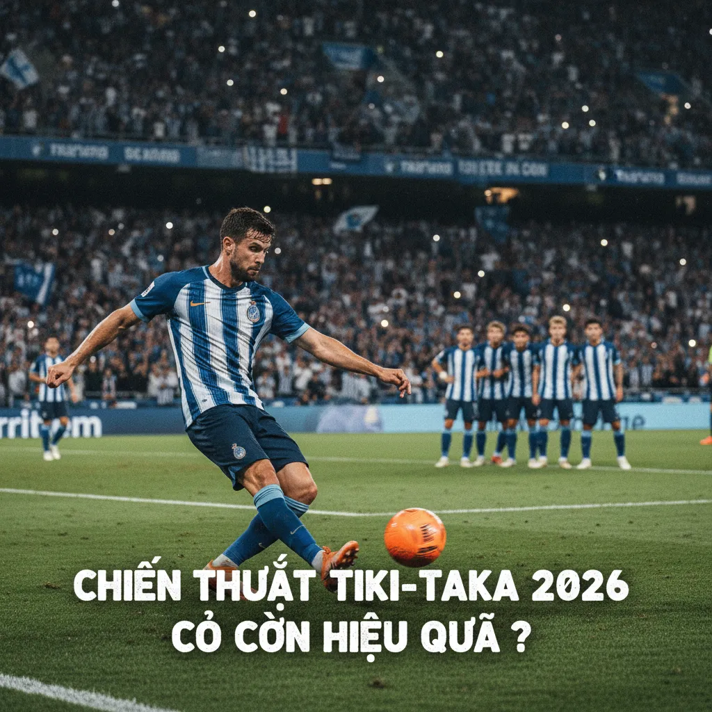 Sơ đồ chiến thuật Tiki-taka 2.0 của Pep Guardiola tại Man City