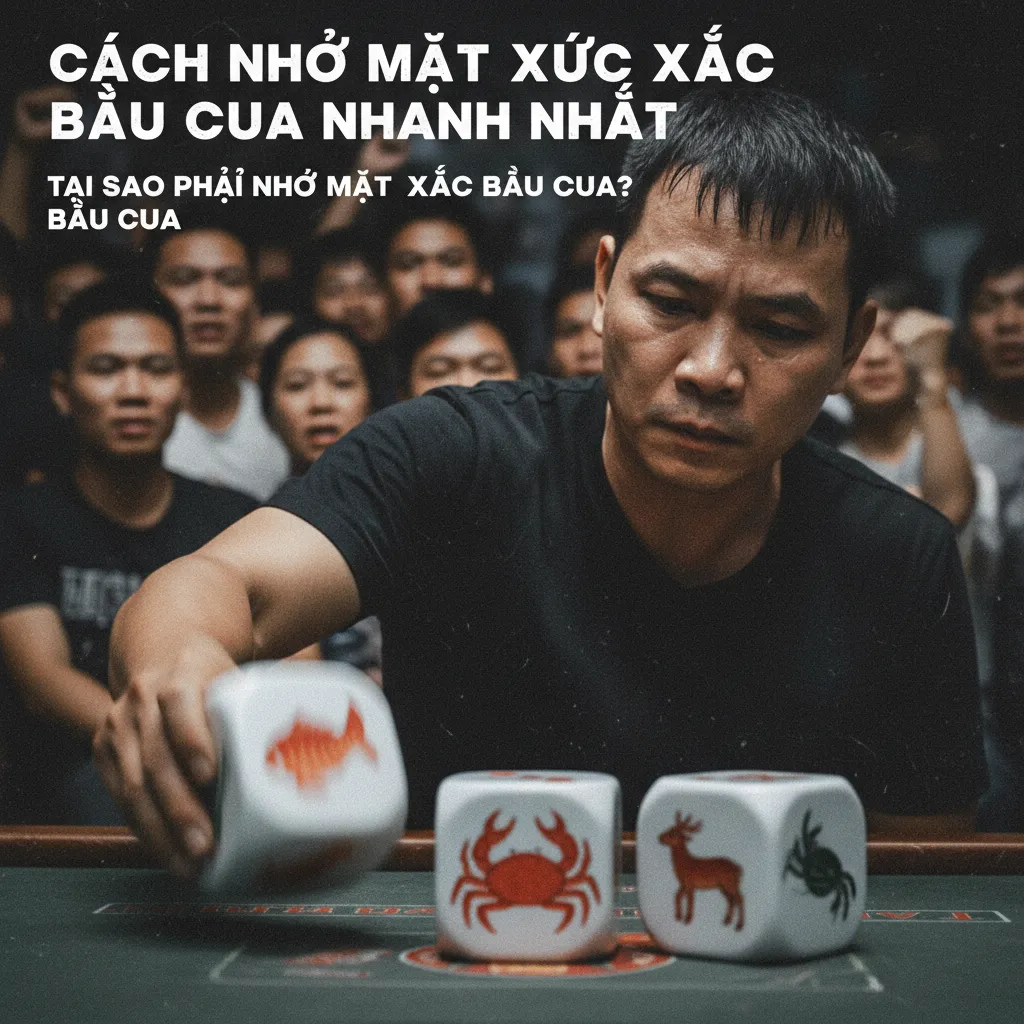 Các mặt của xúc xắc Bầu Cua